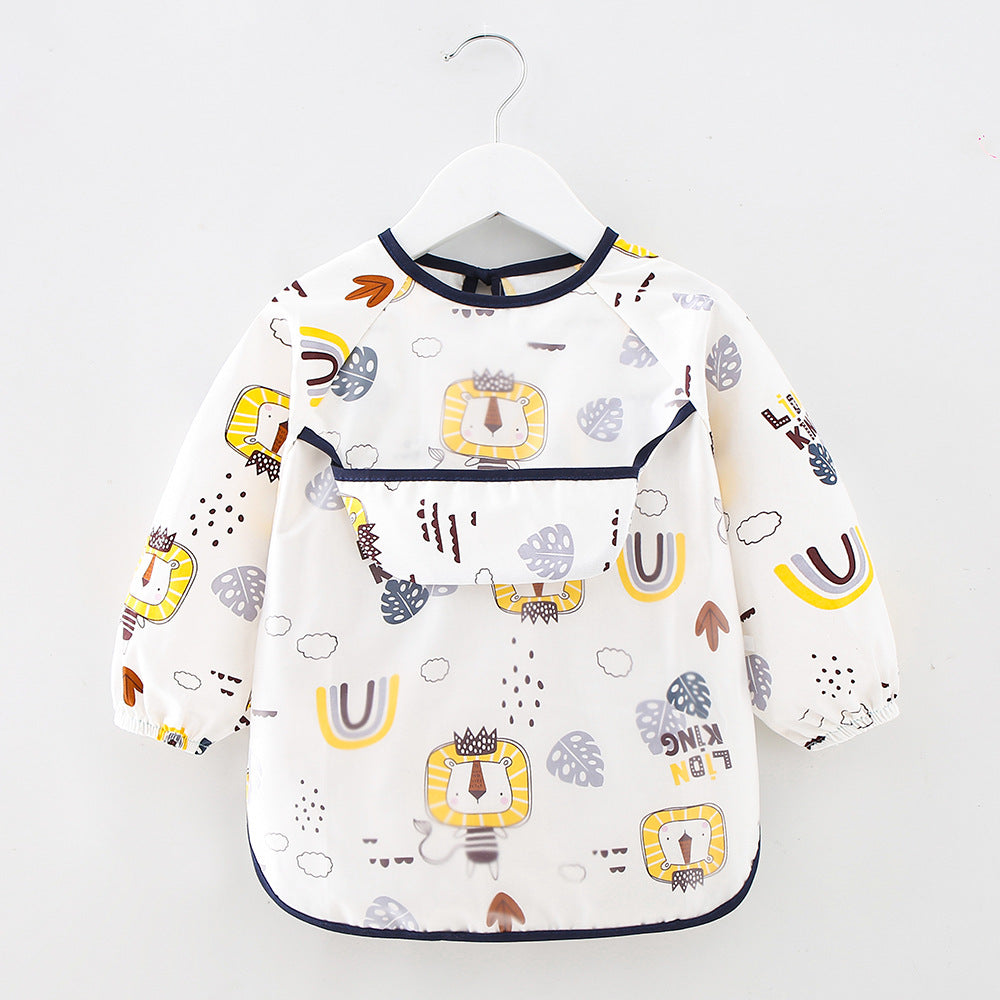 Long Sleeve Waterproof Baby Feeding Bib