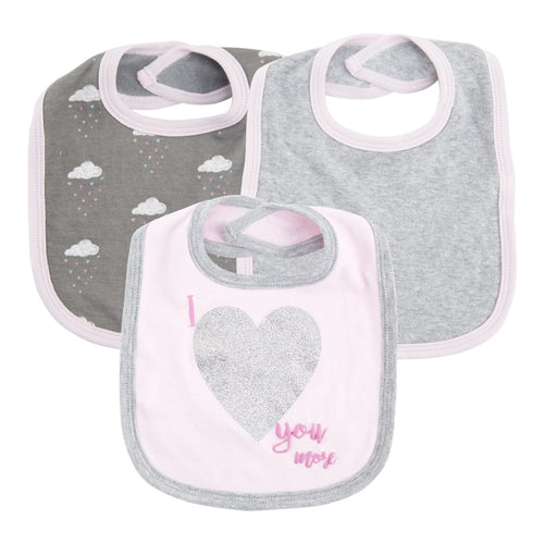 3-Pack Baby Bib Set