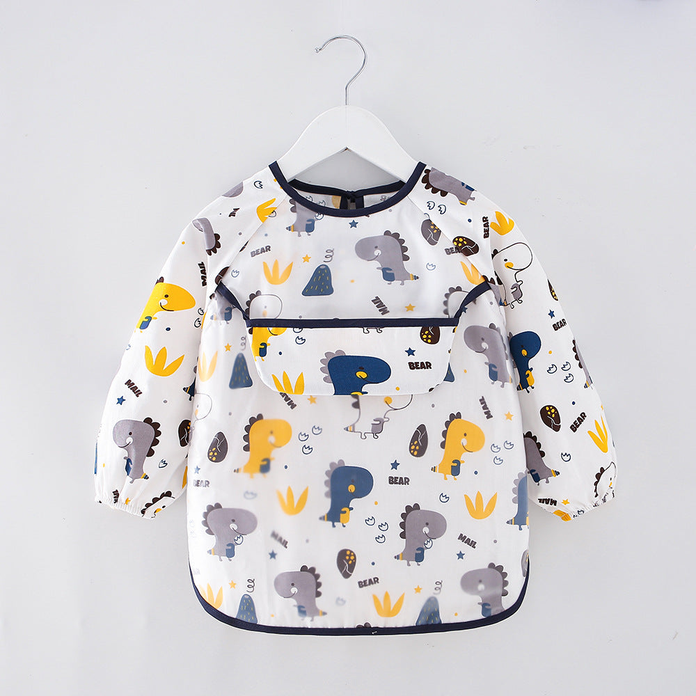 Long Sleeve Waterproof Baby Feeding Bib