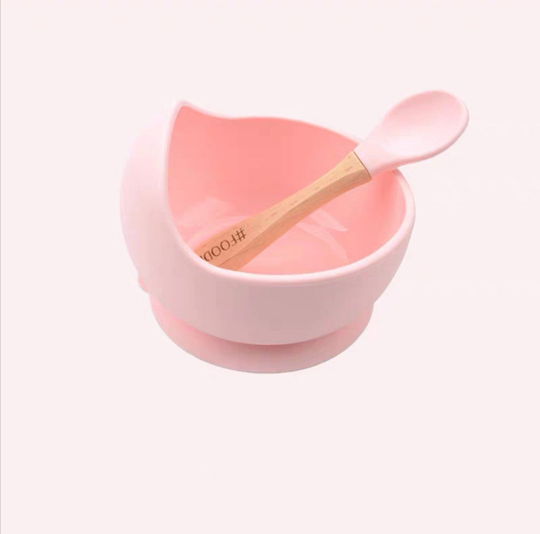 Silicone Suction Baby Bowl Set