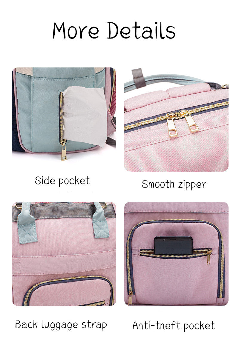 Large Capacity Baby Diaper Backpack