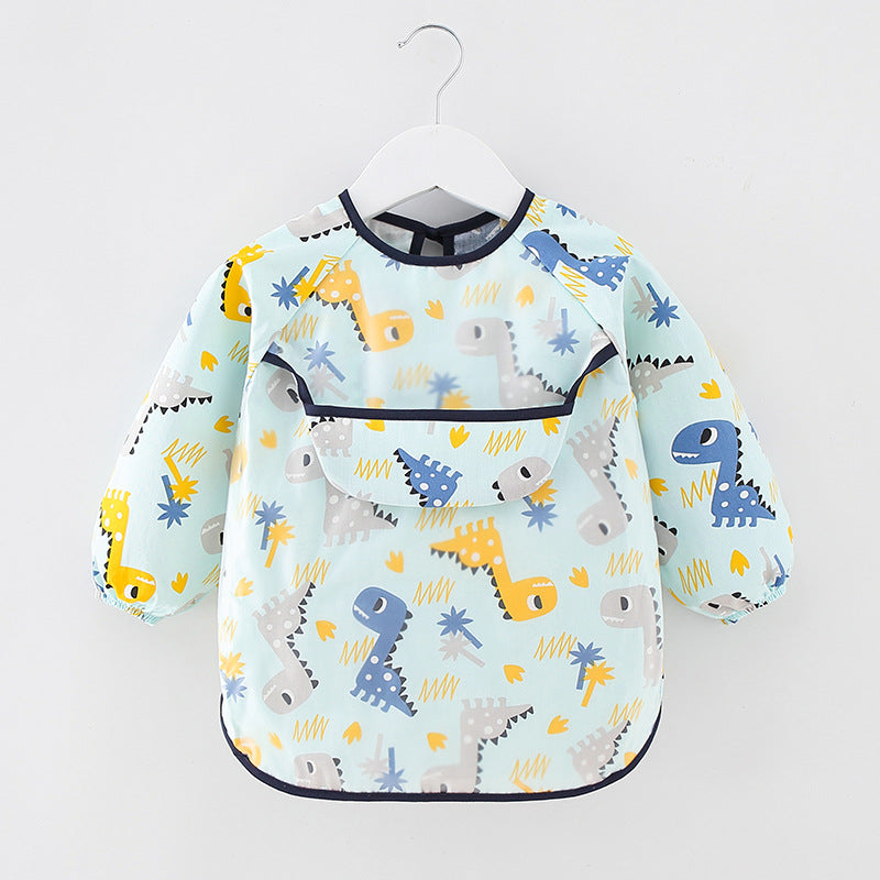 Long Sleeve Waterproof Baby Feeding Bib