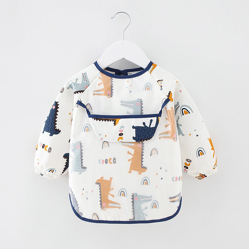 Long Sleeve Waterproof Baby Feeding Bib