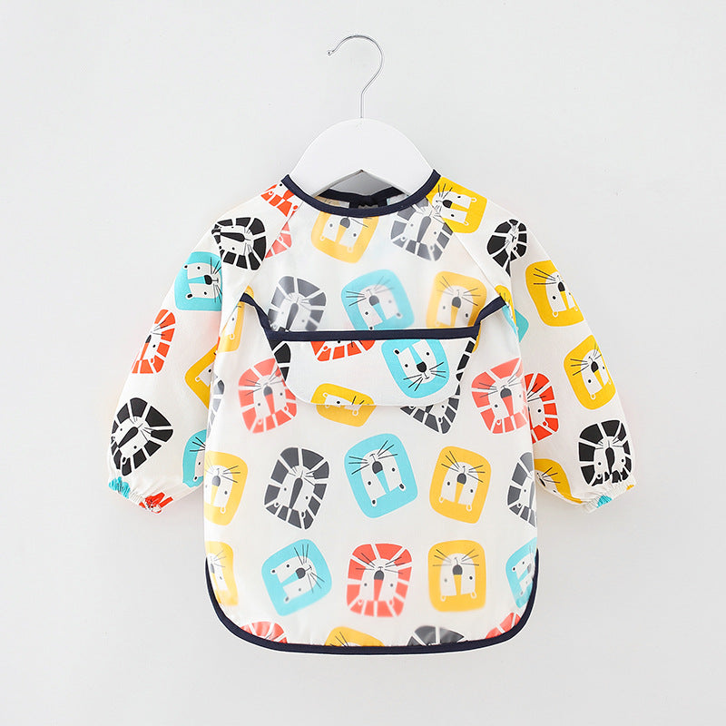 Long Sleeve Waterproof Baby Feeding Bib