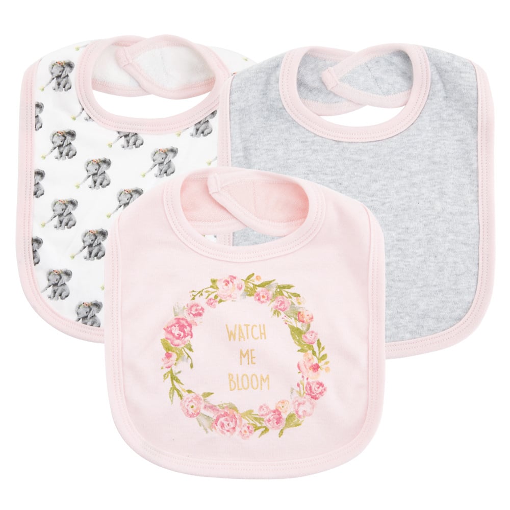 3-Pack Baby Bib Set