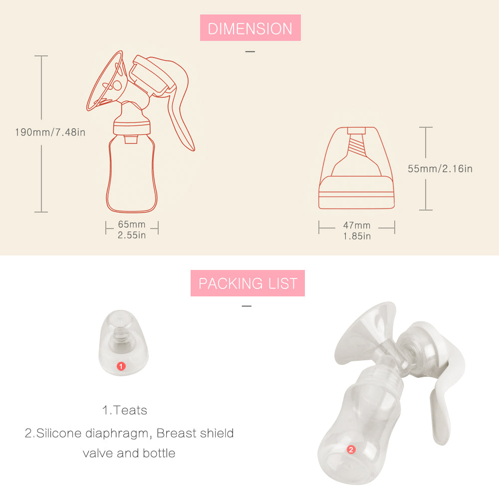 Manual Silicone Breast Pump