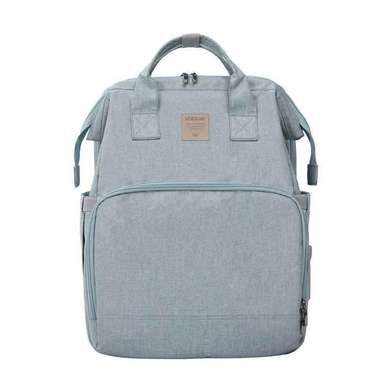Diaper Backpack with Foldable Baby Bed for Travel